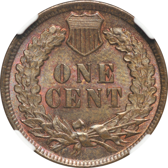 1863 PCGS MS-64, plus an 1899 NGC MS-64 BN CAC