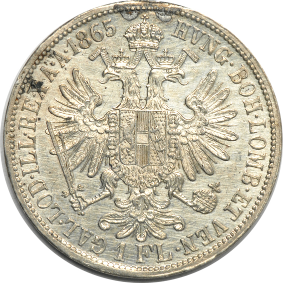 Multiple - 1865-A Austria florin, and a 1986 Switzerland gold 1000 francs
