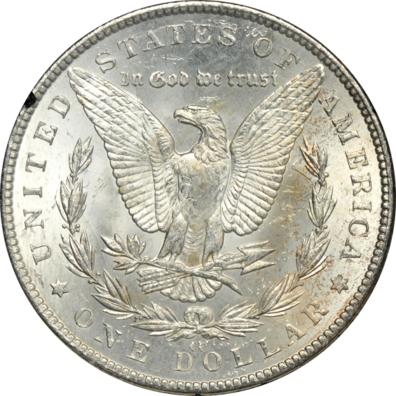 Two 1882-CC MS-63, and one 1882-CC MS-64, all GSA