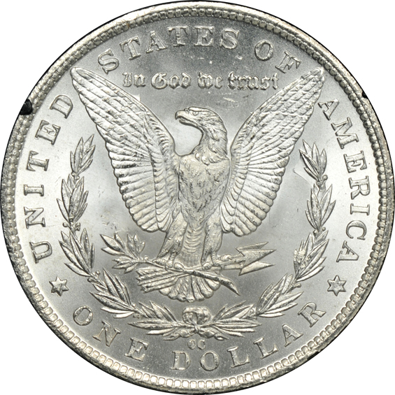 Two 1882-CC MS-63, and one 1882-CC MS-64, all GSA