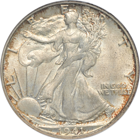 1939-S PCGS MS-65, and a 1941-S NGC MS-65