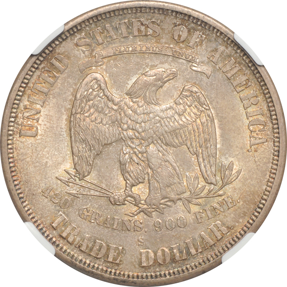 1875-S Trade NGC MS-64