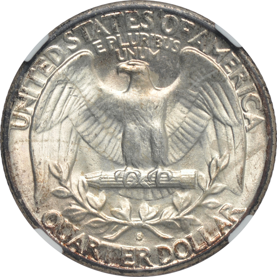 1936-S MS-65, 1939 MS-67, and a 1942 PR-65, all NGC