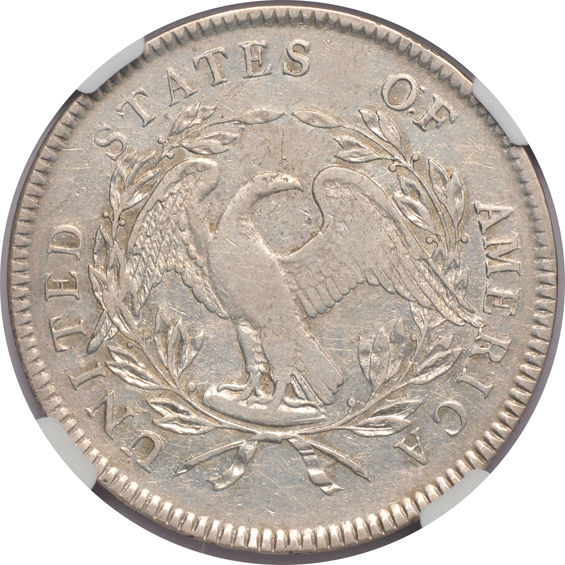 1795 3 Leaves B-5, BB-27 NGC XF-45