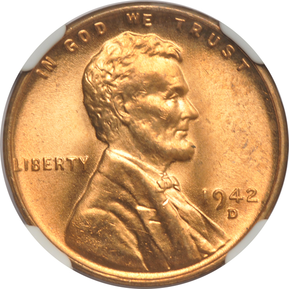 Eleven US type coins, certified