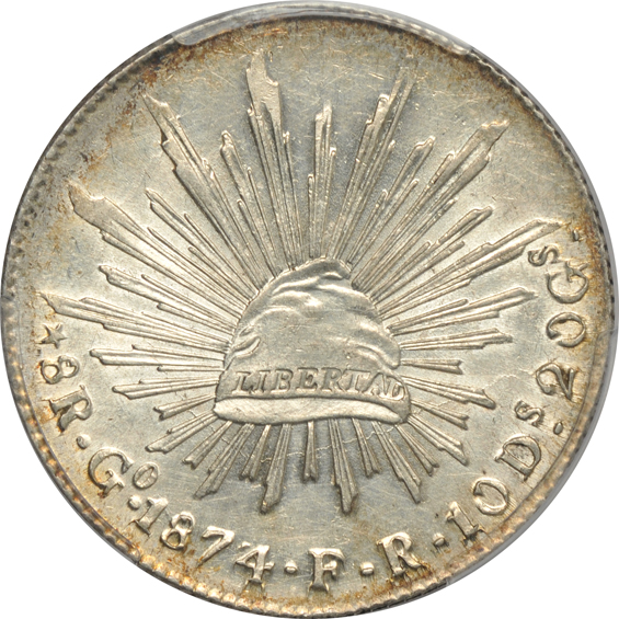 Mexico - Six 8 reales certified by PCGS