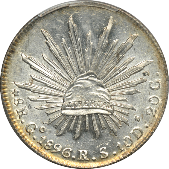 Mexico - Six 8 reales certified by PCGS