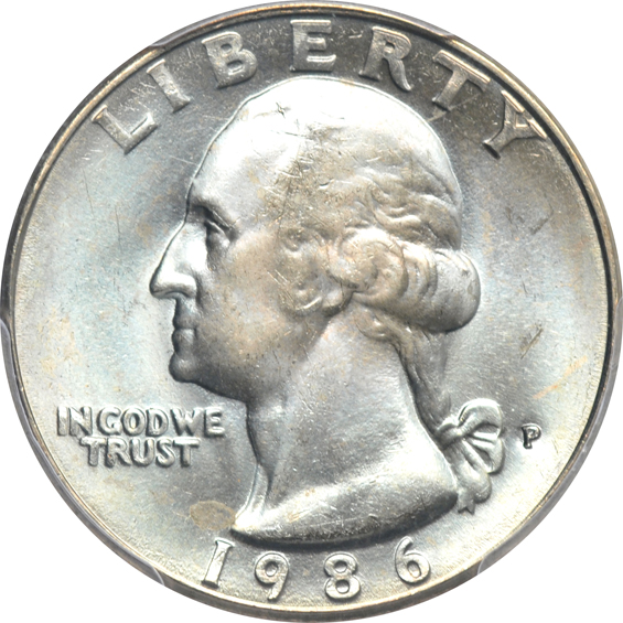 Eight Washington quarters, two Walking Liberty half-dollars, and two Morgan silver dollars