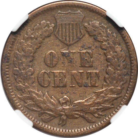 Error - 1864 L, Medallic Alignment Mint Error, NGC VG details/tooled