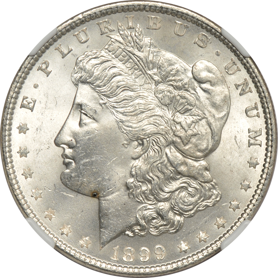 Three 1899 NGC MS-63