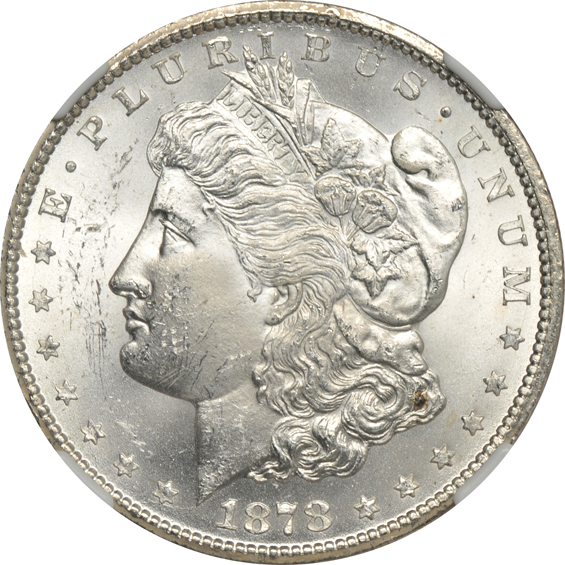 Four 1878-CC certified by NGC, three MS-63 and one MS-62