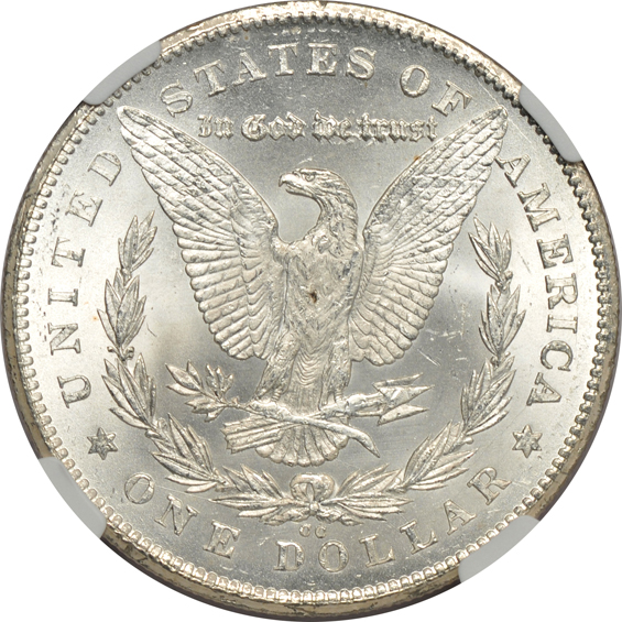 1878-CC and two 1899, all NGC MS-63+