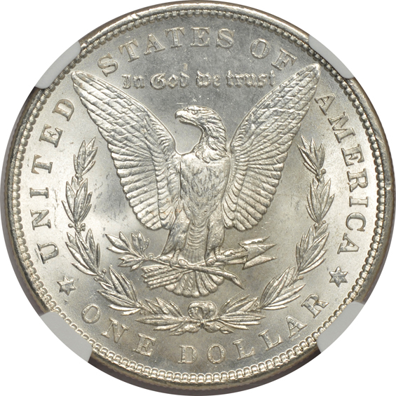 1878-CC and two 1899, all NGC MS-63+