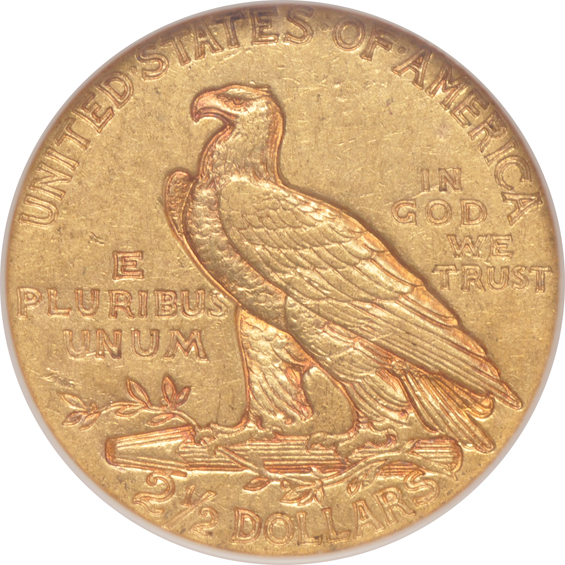 1913 NGC AU-55, GSA label
