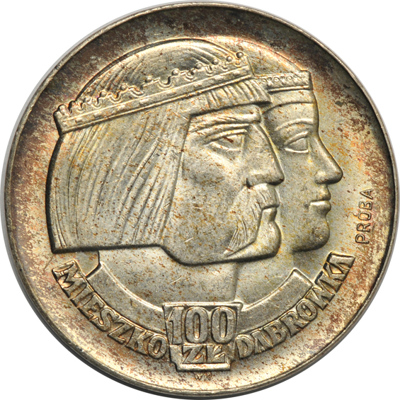 Poland - 1966 Poland 100 zloty three coin set