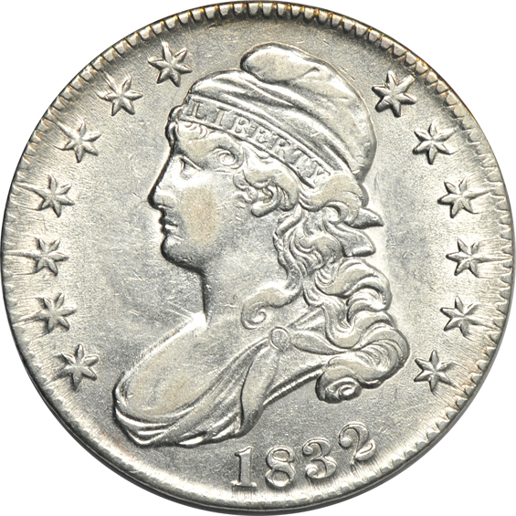 1829, 1932, and an 1835, all XF details 