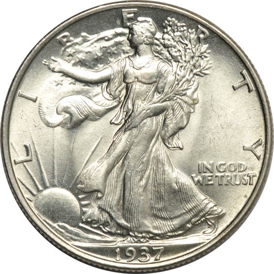 Collection of twenty-eight Walking Liberty half-dollars