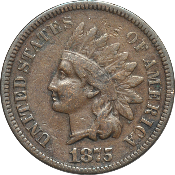 Sixty Indian cents and twenty-two Lincoln cents