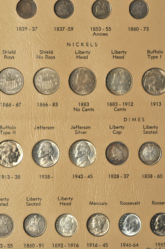 Complete Dansco 7070 type set