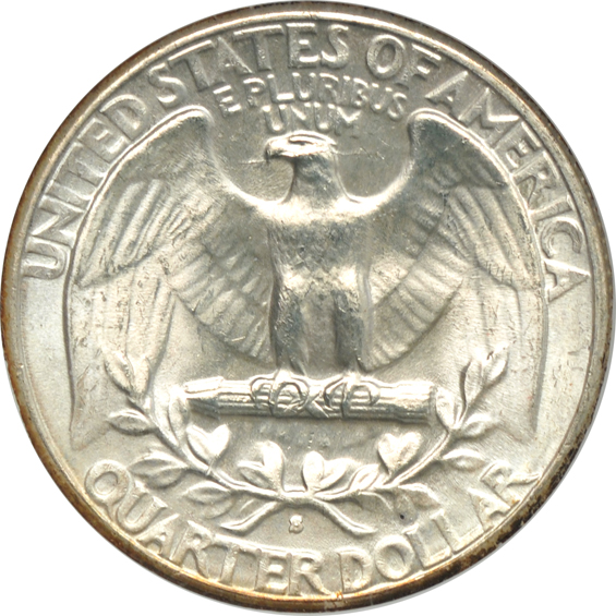 Thirteen certified Washington quarters