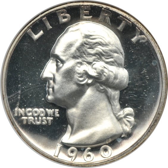 Thirteen certified Washington quarters