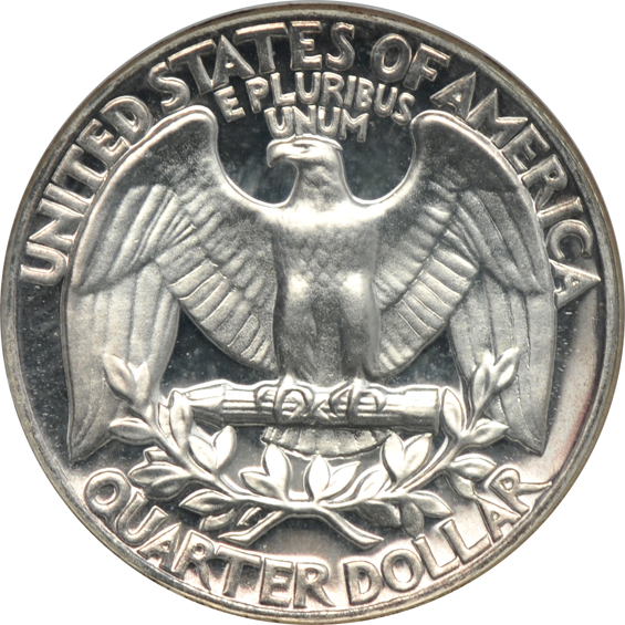 Thirteen certified Washington quarters