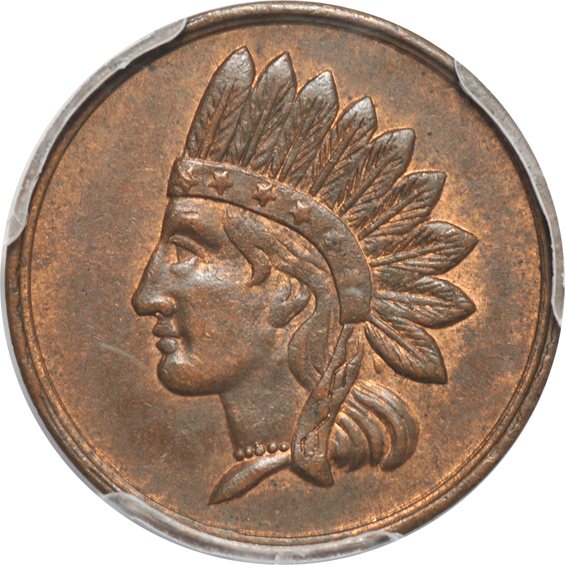 Three New York Store Card tokens certified by PCGS