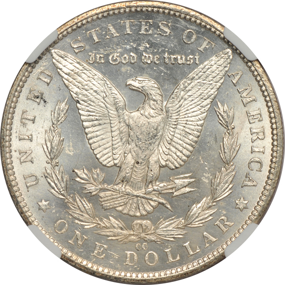 1880-CC MS-63 and 1885-CC MS-64, both NGC