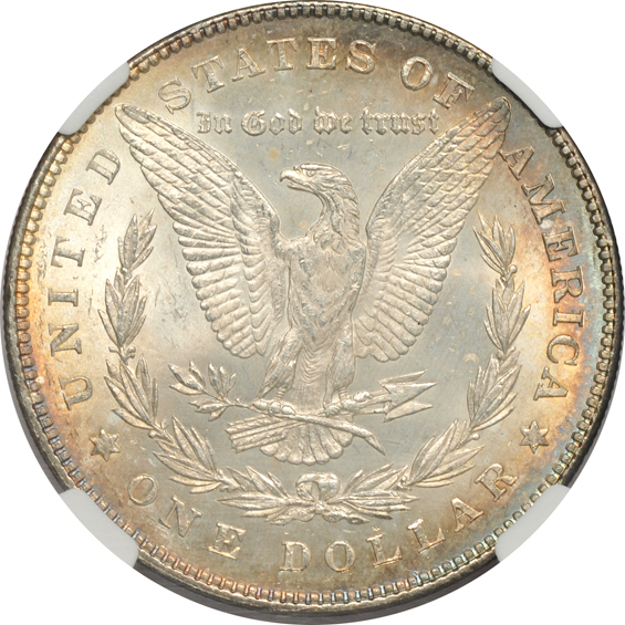1878 8TF MS-63, 1878 7TF Reverse of 1878 MS-64, and an 1878-CC MS-62, all NGC