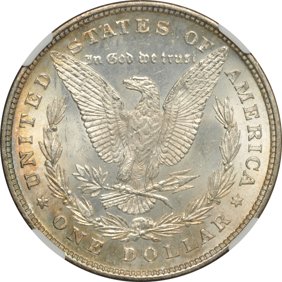 1878 8TF MS-63, 1878 7TF Reverse of 1878 MS-64, and an 1878-CC MS-62, all NGC