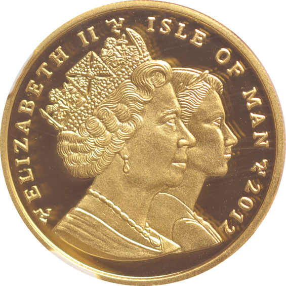 Isle of Man - 2012 1/2 Angel 1oz Gold High Relief - NGC PR-69 Ultra Cameo