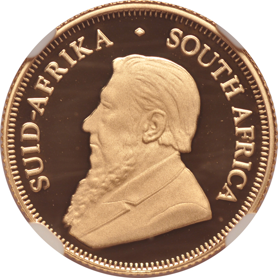 South Africa - 2012 Proof Gold Krugerrand set, all NGC PR-70 Ultra Cameo