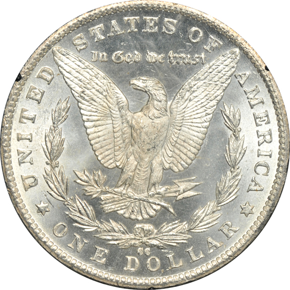 1882-CC MS-63, 1882-CC MS-64, and a 1884-CC MS-64, all GSA NGC