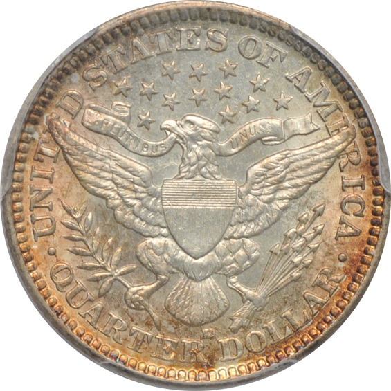1908-D PCGS MS-63, plus a 1907-O Barber dime PCGS MS-63