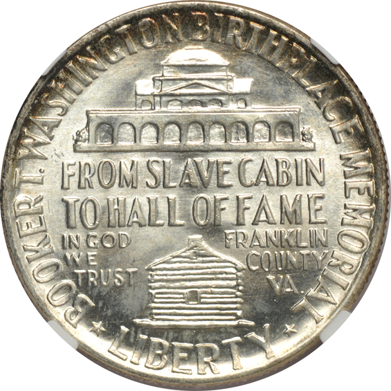 1946 Iowa, plus 1946, 1951-D, and 1951-S Booker T. Washington, all NGC MS-66