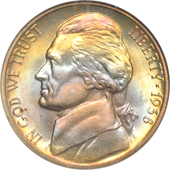 Twelve Jefferson nickel varieties including a 1939 DDR