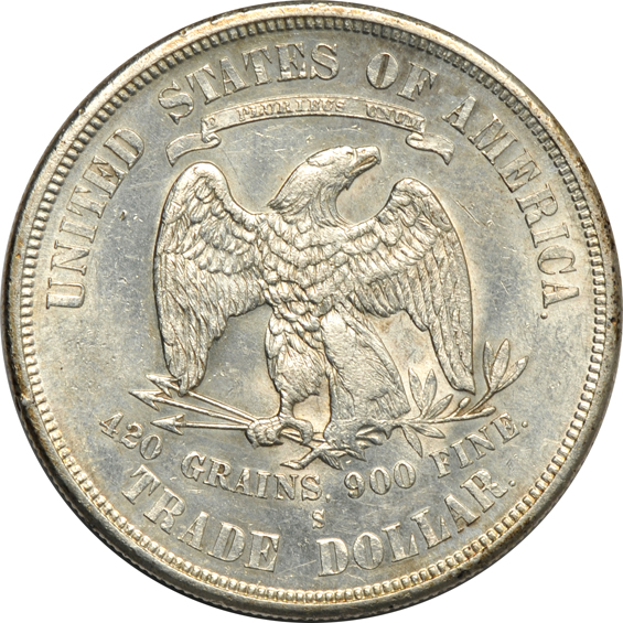 1875-S Trade UNC details/cleaned