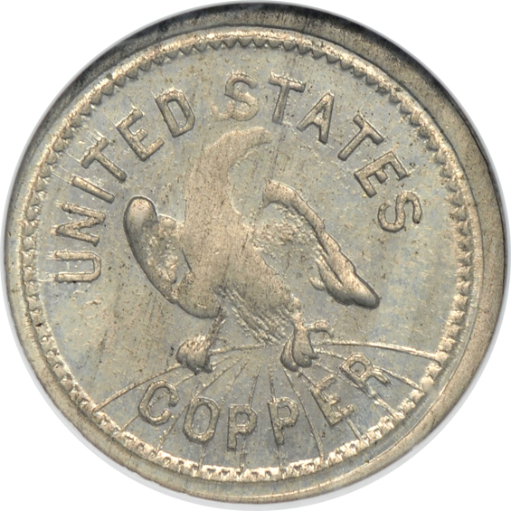 1863 F-37/434 J FOR PUBLIC ACCOMODATION MS-63, and an 1864 F-56/229 J OUR COUNTRY MS-62, both NGC