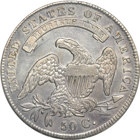 Eight Bust half-dollars