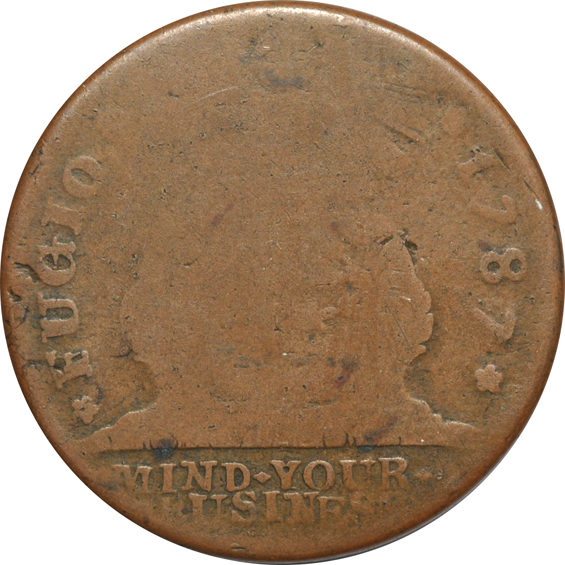 Eighteen colonial coins