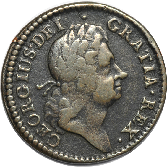 Eighteen colonial coins