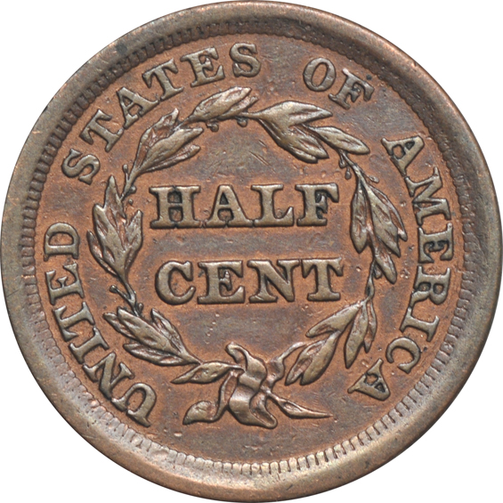 Fifteen half-cents