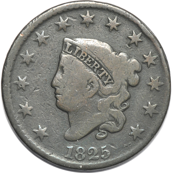 Twenty large cents
