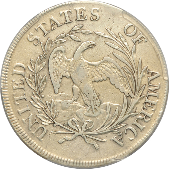1797 10X6 Stars PCGS VF details/plugged