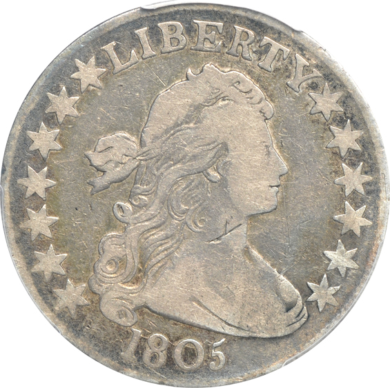 1805 O-112 F details/cleaned, and an 1806 Pointed 6, Stem VF details/cleaned, both PCGS