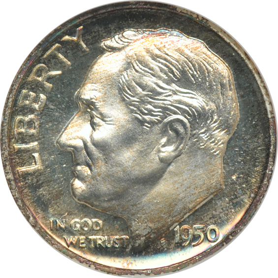 Must See group of thirty-one certified Proof Roosevelt dimes