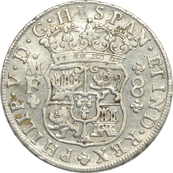 Mexico - 1744/3-MoMF, 1763/2 MoMF, and a 1793-MoFM 8 reales