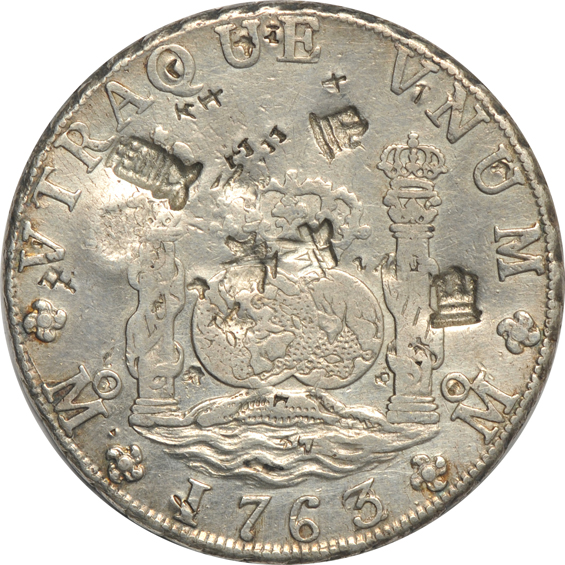 Mexico - 1744/3-MoMF, 1763/2 MoMF, and a 1793-MoFM 8 reales