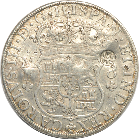 Mexico - 1744/3-MoMF, 1763/2 MoMF, and a 1793-MoFM 8 reales