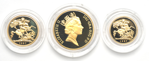 Great Britain - Three Proof Gold Sets